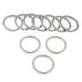 thumbnail image 1 of Llavero Cola 10pcs Hebilla Gancho Camping Deportes Plata 30mm Llavero de buceo, 1 of 8