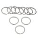 thumbnail image 1 of 10 piezas de llavero con hebilla de acero inoxidable para correr, gimnasio y deportes. Plata 30mm, 1 of 9