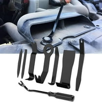 Nilight 8PCS Auto Trim Removal Tool Kit No-Scratch RemovalTool Kit for Car Audio Dash Panel Window Molding Fastener Remover Tool Kit-Black