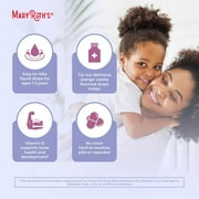 MaryRuth's Children's Organic Multivitamin Liquid Drops, Immune Support for Toddlers, 2 fl oz, Unisex