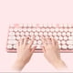 thumbnail image 2 of Teclado mecánico inalámbrico Ratón Teclado de tapa redonda Teclado de escritorio de oficina, 2 of 8