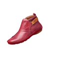thumbnail image 2 of Willtoo Women Ankle Boots for Plantar Dressy Faux Leather Walking Shoes Comfort Fall Winter Travel Hiking Flats Red US-7.5（EU-39）, 2 of 3