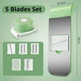 thumbnail image 7 of LANFENG Multifunctional Vegetable Cutter, Portable Mandoline Slicer for Kitchen, Adjustable Vegetable Cutter with Stainless Steel Blades, 7 of 7