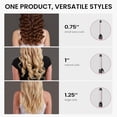 thumbnail image 2 of Rotating Curling Iron Set for Long Hair, Automatic Curling Wand Easy to Use Get Beach Waves 3 Interchangeable Ceramic 0.75" 1" 1.25", 5 Heat Settings up to 430?F, Dual, 2 of 6