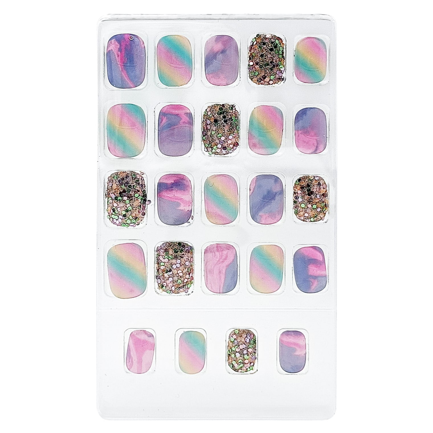 Justice brand Faux Nails 24pc Set