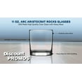thumbnail image 3 of 11 oz. ARC Aristocrat Rocks Glasses- 10 Pack- Black, 3 of 5