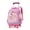 2 wheels D, variant on Hello Kitty Kawaii Trolley Schoolbag for Sanrio Anime Waterproof Bags Rolling Backpack with Wheel