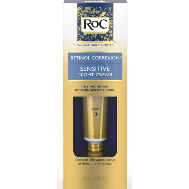 2 Pack RoC Retinol Correxion AntiAging Sensitive Skin Night Cream 1 oz