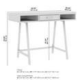 thumbnail image 4 of Steele 40W Writing Desk in Reclaimed Pine by Bush Furniture - Engineered Wood, 4 of 7