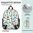 thumbnail image 5 of Cartoon Car and Truck School Backpack - Lightweight Construction Vehicle Design with Comfortable Dual Shoulder Straps for Students, 5 of 6
