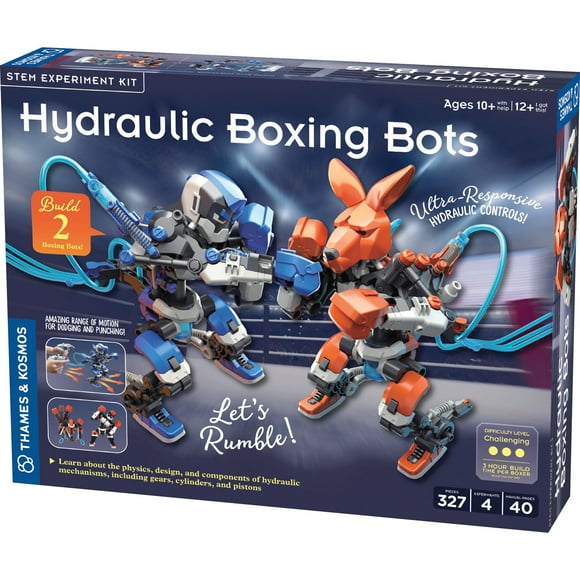 Kit de experimentos STEM, robots hidráulicos de boxeo Thames & Kosmos