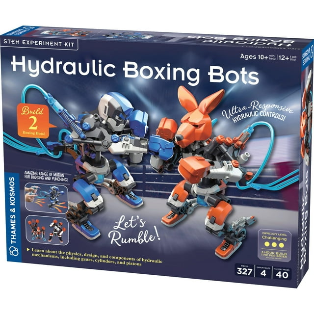 Kit de experimentos STEM, robots hidráulicos de boxeo Thames & Kosmos