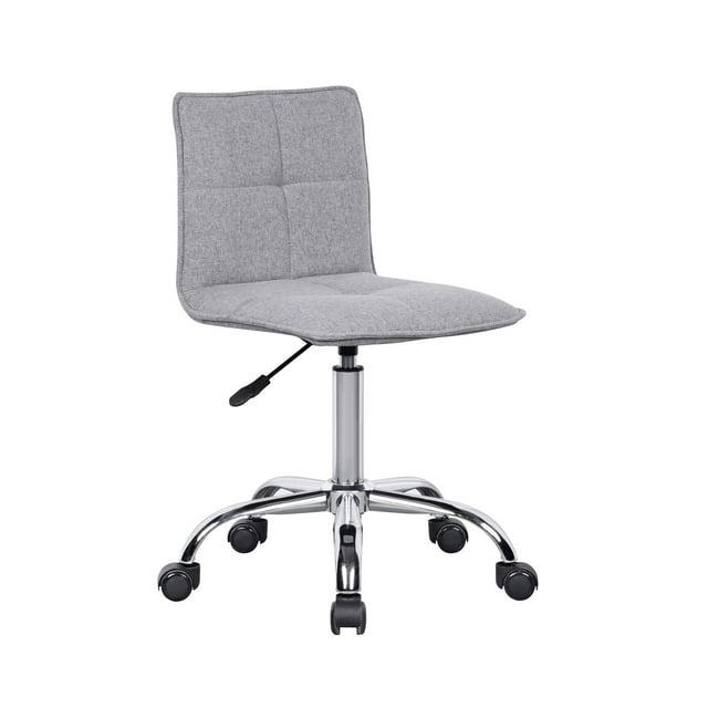 Bronte Living Fabric Office Task Chair with Adjustable Height, 360 Swivel Design, Comfortable Backrest and Caster Wheels for Office - Series Ben