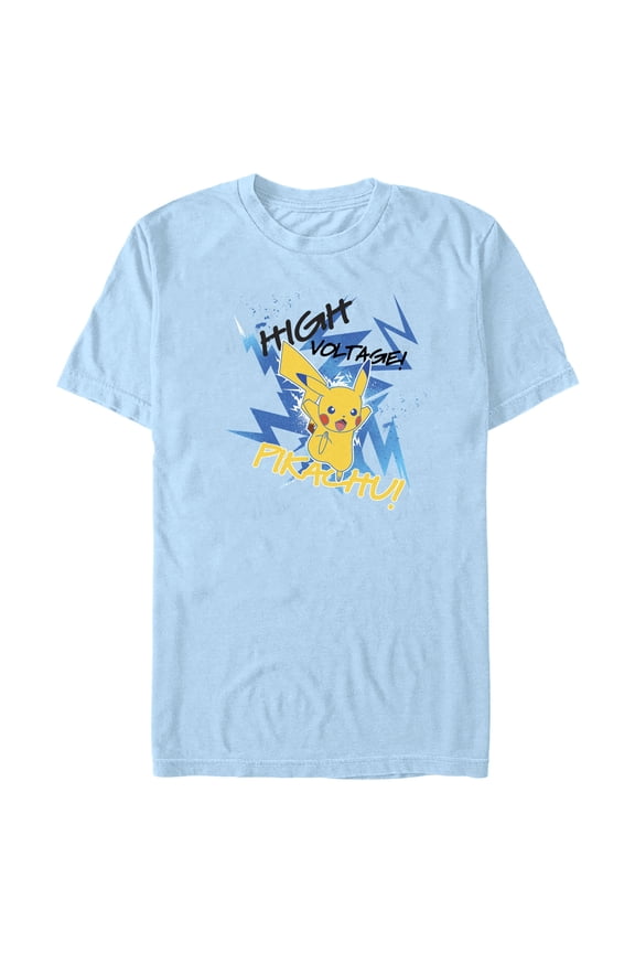 Men's Pokemon Pikachu High Voltage Graphic T-Shirt