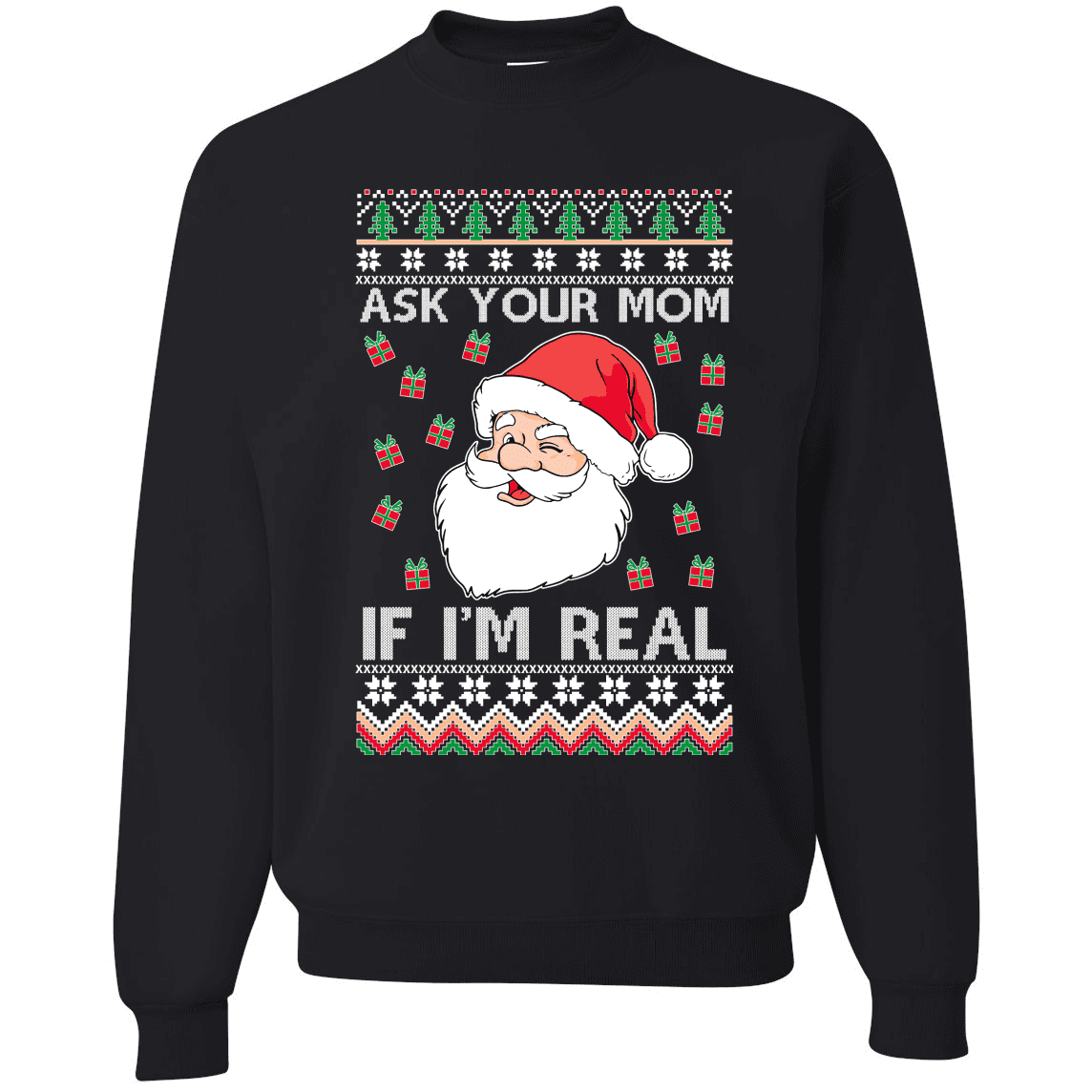 santa zip up hoodie