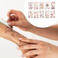 thumbnail image 4 of Unique Bargains 10 Pcs Realistic Temporary Tatto Cartoon Fake Tattoos Pink Yellow, 4 of 5