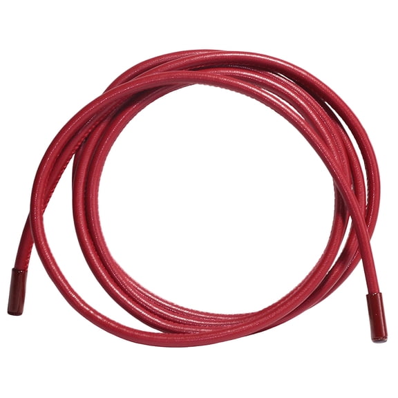 Round PU Leather Cord Tie Knot Belts for Dress Red 1835mm