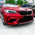 thumbnail image 4 of Para BMW F87 M2 CS Coupe Competition 2016 2017 2018 2019 2020 2021 Kit de carrocería de parachoques delantero de coche Spoiler Canard Splitter Difusor, 4 of 5