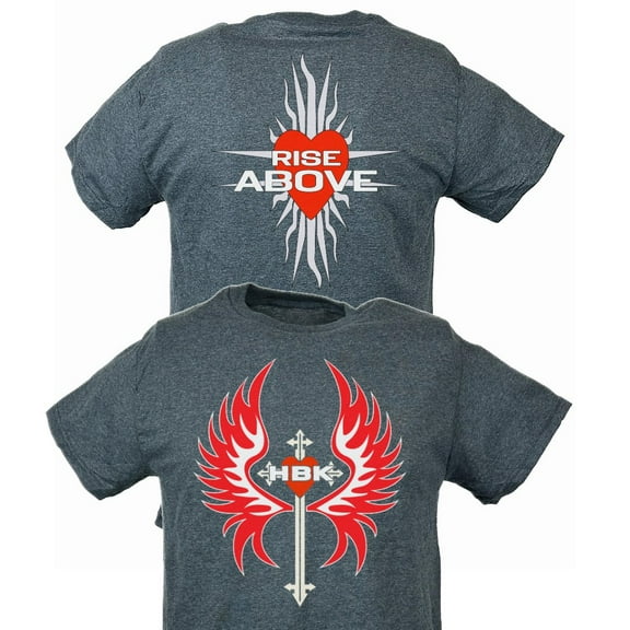 HBK Shawn Michaels Rise Above Gray T-shirt 5XL