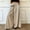 Khaki women striped wide leg pants a1, variant on Cagogo Women's Striped Wide Leg Pants Elastic Waist Casual Loose Flowy Long Trousers for Summer Beach Travel Lounge Palazzo Style, Sky Blue S