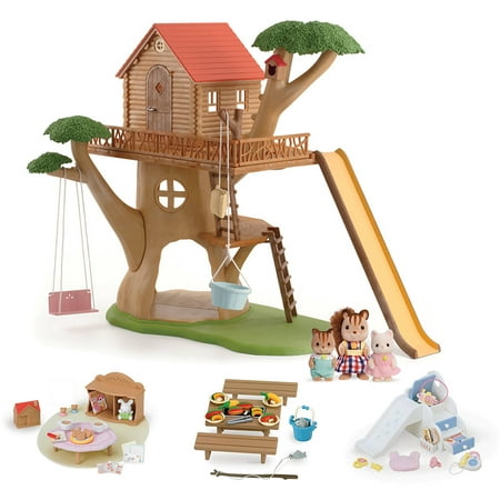 Calico Critters Adventure Tree House Gift Set  Walmart.com