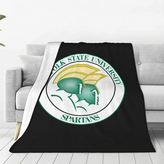 Norfolk A State University Logo Blanket Large Luxury Fleece Soft Anti-Static Anti-Pilling Flannel Bed Blanket