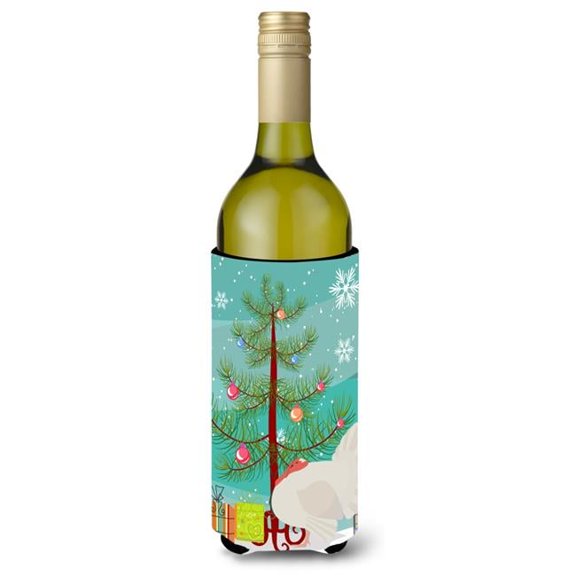 Carolines Treasures BB9350LITERK White Holland Turkey Christmas Wine Bottle Beverge Insulator Hugger