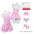 thumbnail image 1 of Nuevos Disfraces De Cosplay Verano Barbie Vestido Rosa Regalo Halloween Carnaval Mujeres Niñas (tt), 1 of 4