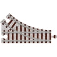 thumbnail image 2 of Vía de tren de madera - Par de interruptores - Hecho en EE.UU., 2 of 3
