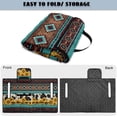 thumbnail image 6 of Whosucclay Cow Print Sunflower Folding Golf Cart Seat Covers, All-Weather Protection Golf Cart Seat Cushion Cover for EZGO Yamaha Club Car 4 Storage Pockets, 6 of 9