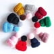 thumbnail image 3 of n 10 Pcs Mini Knitting Hats DIY Crafts Wool Yarn Hair Accessories, Assorted Color, 3 of 4
