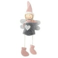 thumbnail image 1 of Matsuzay Feliz Navidad niña muñeco de peluche juguete colgante adornos decoración del hogar Kits de decoración para fiestas gris, 1 of 6