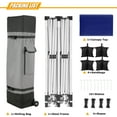 thumbnail image 6 of COBIZI Canopy Tent 10X20 Pop-up Canopy with Trolley Case and Rolled Edges,Instant Portable Tent for Outdoor Events,Great for Parties,Weddings,Camping and Beach,Dark Blue, 6 of 7