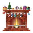 thumbnail image 2 of Etiqueta de la pared de de Navidad, decoración de Navidad, etiqueta de la ventana del arte de la pared extraíble para la decoración del, 2 of 8