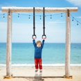 thumbnail image 3 of Gymnastic Rings Exercise Strength Training Equipment Pull Up Fitness Ring with Strap Safe Load Bearing 200KG, 3 of 8