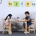 thumbnail image 4 of ECR4Kids 14 Inch Natural Hardwood Stable 3 Rung Ladderback Toddler Chair, 2 Pack, 4 of 5