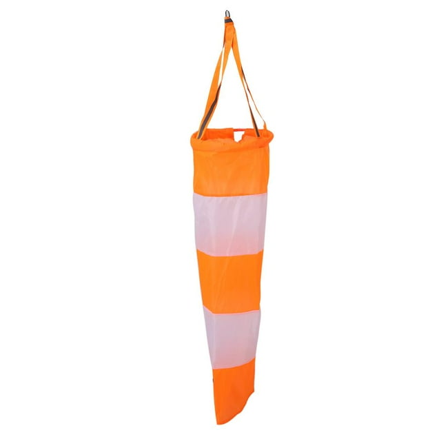 Herwey Windsock with Reflective Belt,Nylon Airport Windsock Rip-stop Outdoor Wind Measurement Sock Bag with Reflective Belt,Windsock
