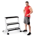 thumbnail image 4 of Marcy 3 Tier Free Weight/Dumbbell Storage Rack Stand for Home and Gyms (2 Pack), 4 of 6