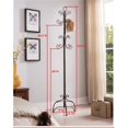 thumbnail image 1 of KB CR1481 Brushed Metal Coat Rack - Brushed Copper, 72.5 x 16 x 14.5 in., 1 of 1