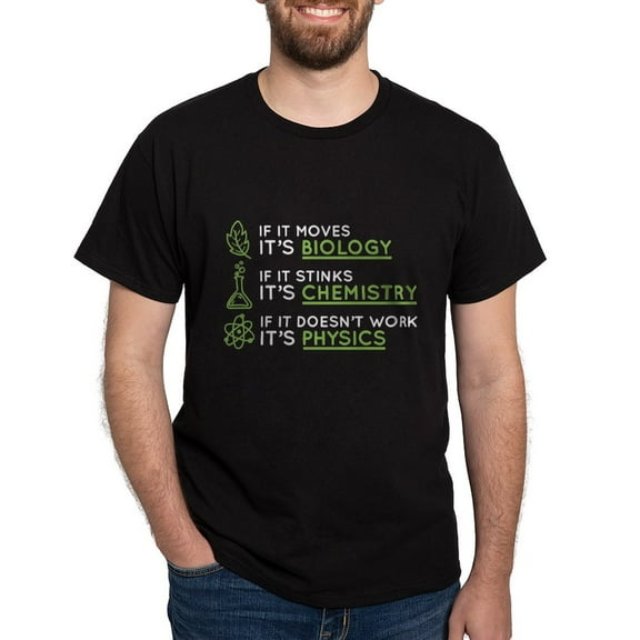 CafePress - Science Dark T Shirt - Men's Classic Graphic Cotton T-Shirt
