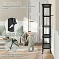 thumbnail image 6 of Gymax 5 Tier Bookshelf Standing Storage Shelf Unit for Kitchen Living Room Office, 6 of 10