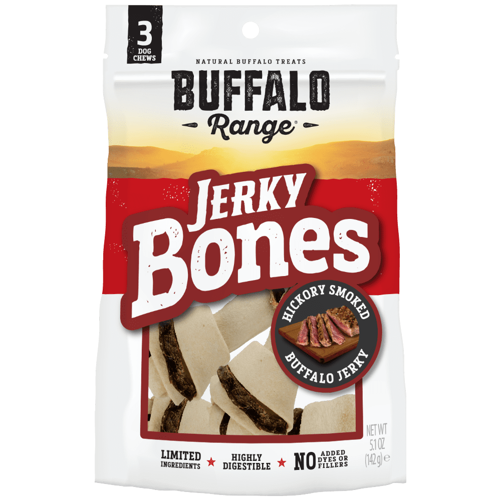 Buffalo Range Rawhide Dog Treats | Healthy, Grass-Fed Buffalo Jerky Raw ...