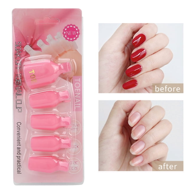 Fácil de Operar Resorte Flexible Herramienta de Eliminación Rápida de Esmalte de Gel con Función antideslizante Reutilizable Conveniente para el Hogar y el salón adecuado ANGGREK Otros