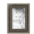 thumbnail image 2 of ArtToFrames 4" x 6" Antique Silver Picture Frame, 4x6 inch Silver Wood Poster Frame (WOM-4562), 2 of 8