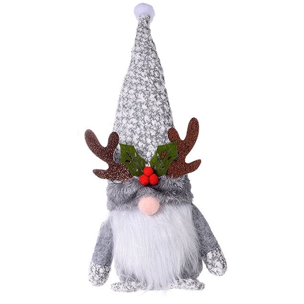 Rudolph Sin Rostro Muñeco De Peluche Adorno Navidad Decoración Del Hogar Prop Kearding HA043613-01
