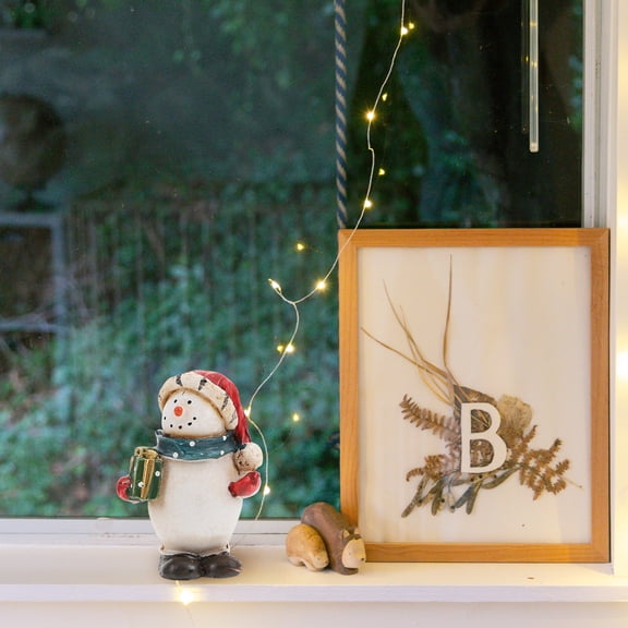 Snowman Christmas Tabletop Decoration, Festive Winter Holiday Ornament for Home Decor, Xmas Party , 1 Piece