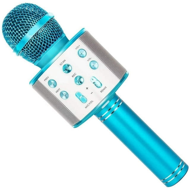 Wireless Bluetooth Karaoke Microphone with Speaker and Recording Function Children's Best Gift Singing Toy
