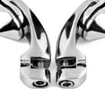 thumbnail image 5 of Krator Universal 3" Short Angled Adjustable Highway Foot Peg Mounting Kit Compatible with Indian Motorcycles with 1.25" Engine Guards, 1 Pair, Chrome, 5 of 9