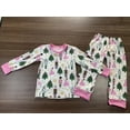 thumbnail image 1 of Conjunto de pijamas de Navidad para niños, pijamas estilo jersey para niños y niñas, pijamas para niños, pijamas con pantalones de manga larga, 1 of 4