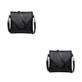 thumbnail image 4 of Minnieouse Bolso de hombro con cremallera con juntas reforzadas Bolsos de mensajero Bolsos cruzados PU Casual Type1 NO1, 4 of 6